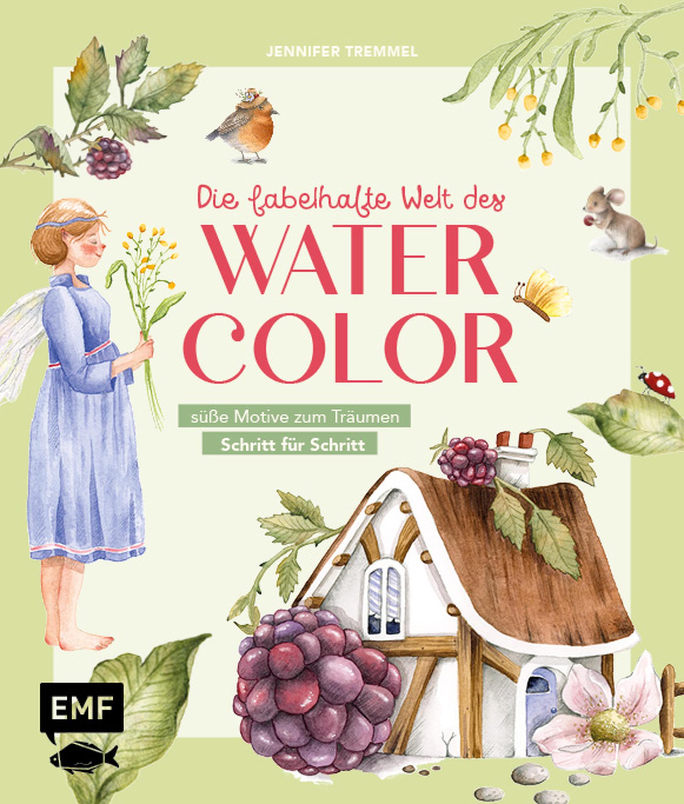 Aquarelle pas à pas pour s'évader dans un monde de douceur poétique