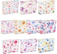 Vista 9 de Janmini 30 carpetas colgantes de color macarrón con proceso de estampado en lámina, incluyendo pestañas e insertos ajustables, tamaño carta