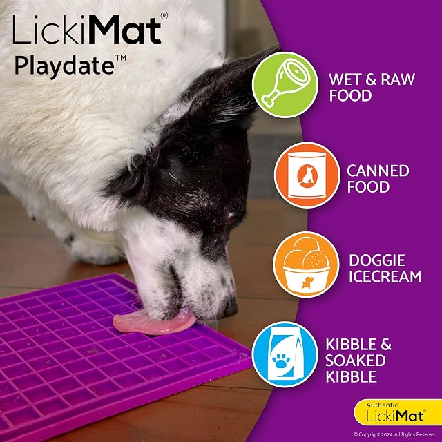 Foto 4 de 6 de LickiMat Tapete clásico de Colores Pastel para Jugar