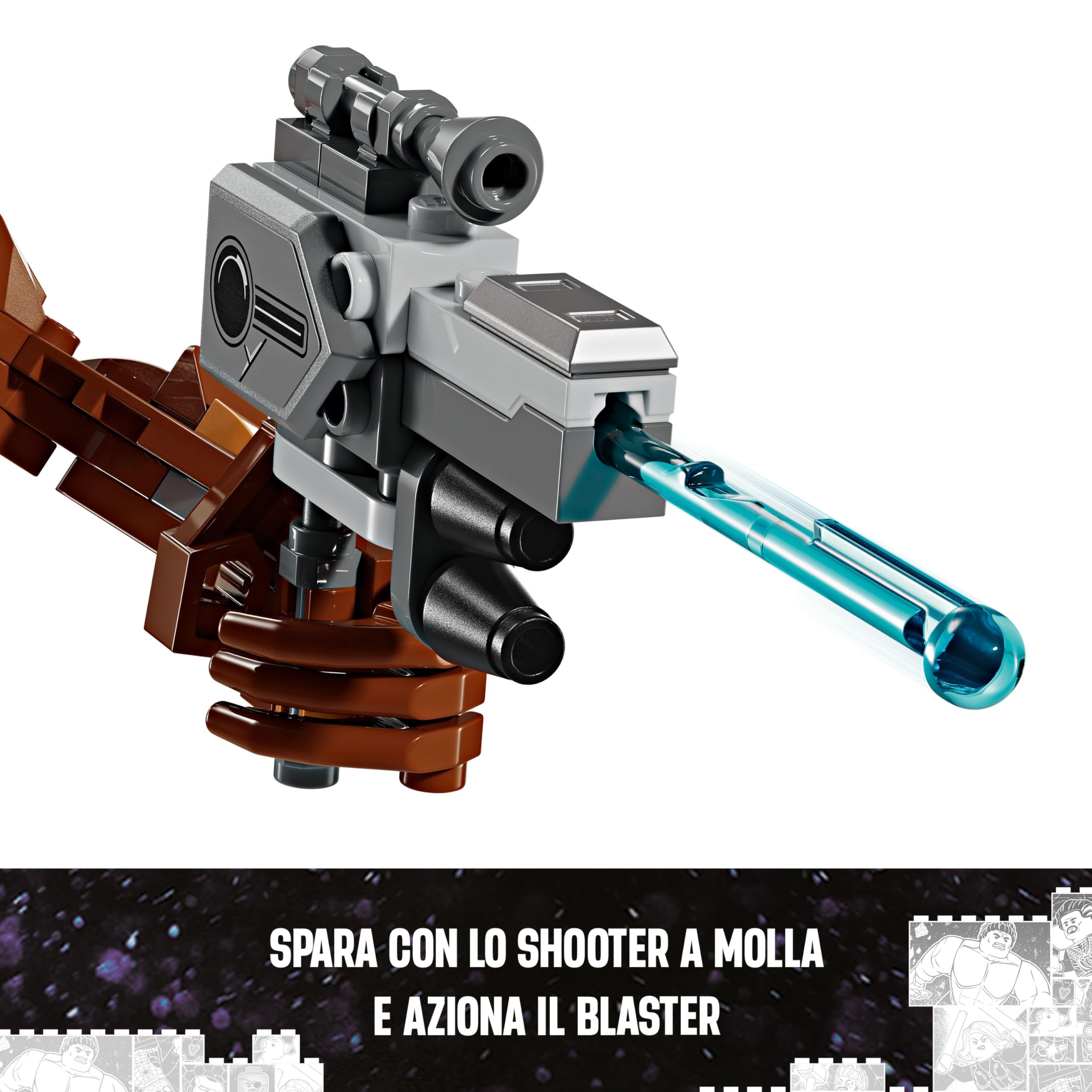 LEGO | Marvel Rocket e Baby Groot, Giochi per Bambini e Bambine da 10 Anni in su, Set con Action Figure Snodabile da Costruire e Minifigure del Supereroe, Giocattoli Guardiani della Galassia 76282