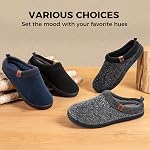 MERRIMAC Slip-on Slippers Comfy Mémoire Mousse Non-dérapant Intérieur Maison Chaussures pour homme