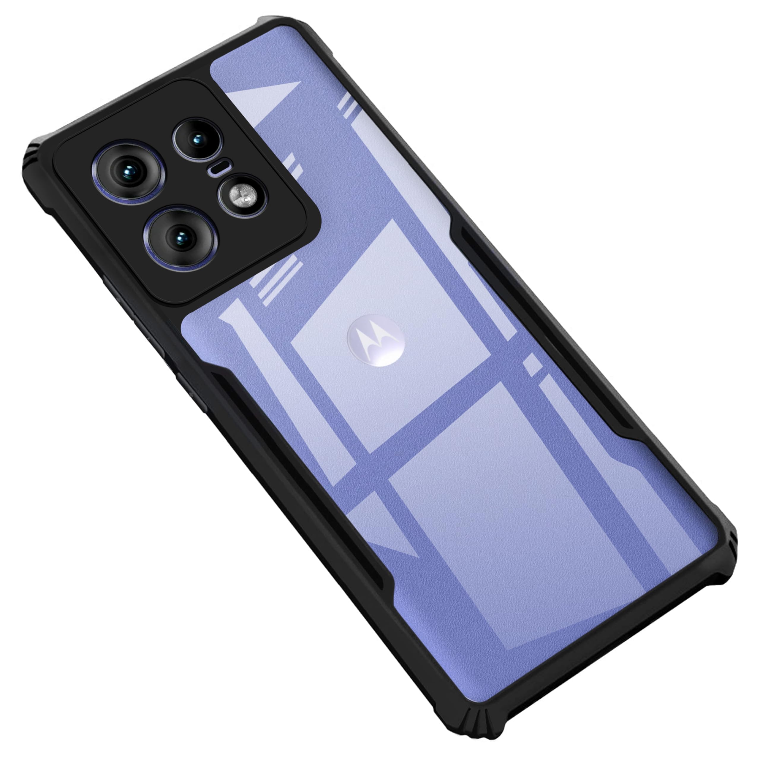 Amazon Brand - Solimo Back Case Cover for Motorola Edge 50 Pro 5G (Polycarbonate, Thermoplastic Polyurethane_Matte Black) (B0D2DL9C8M) Amazon Price History, Amazon Price Tracker