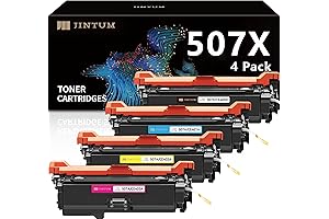 Compatible 507X Toner Cartridge 4-Pack: The Perfect Replacement for Your HP Laser Printer