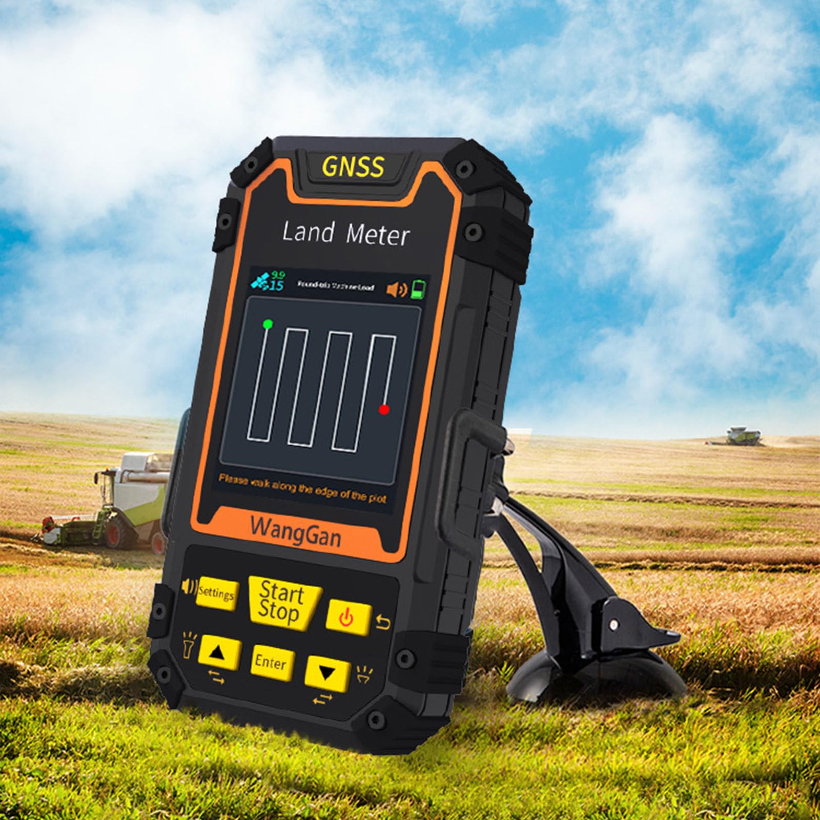 Attrezzatura per Rilevamento GPS Portatile, Macchina Topografica S4 Ricevitore GNSS, Schermo a Colori 2,4, Strumento di Indagine Portatile IP67 per L'agricoltura