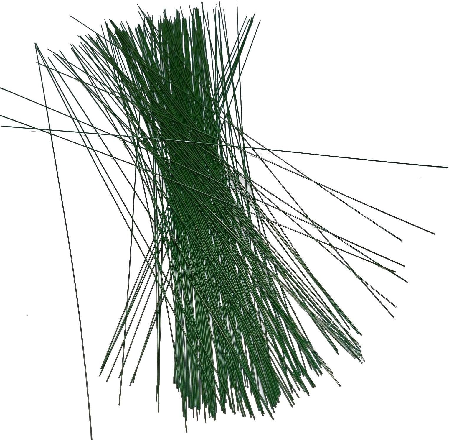 Basteldraht Grün 2mm - 100 Stück Floristik Draht Für Blumen & Deko