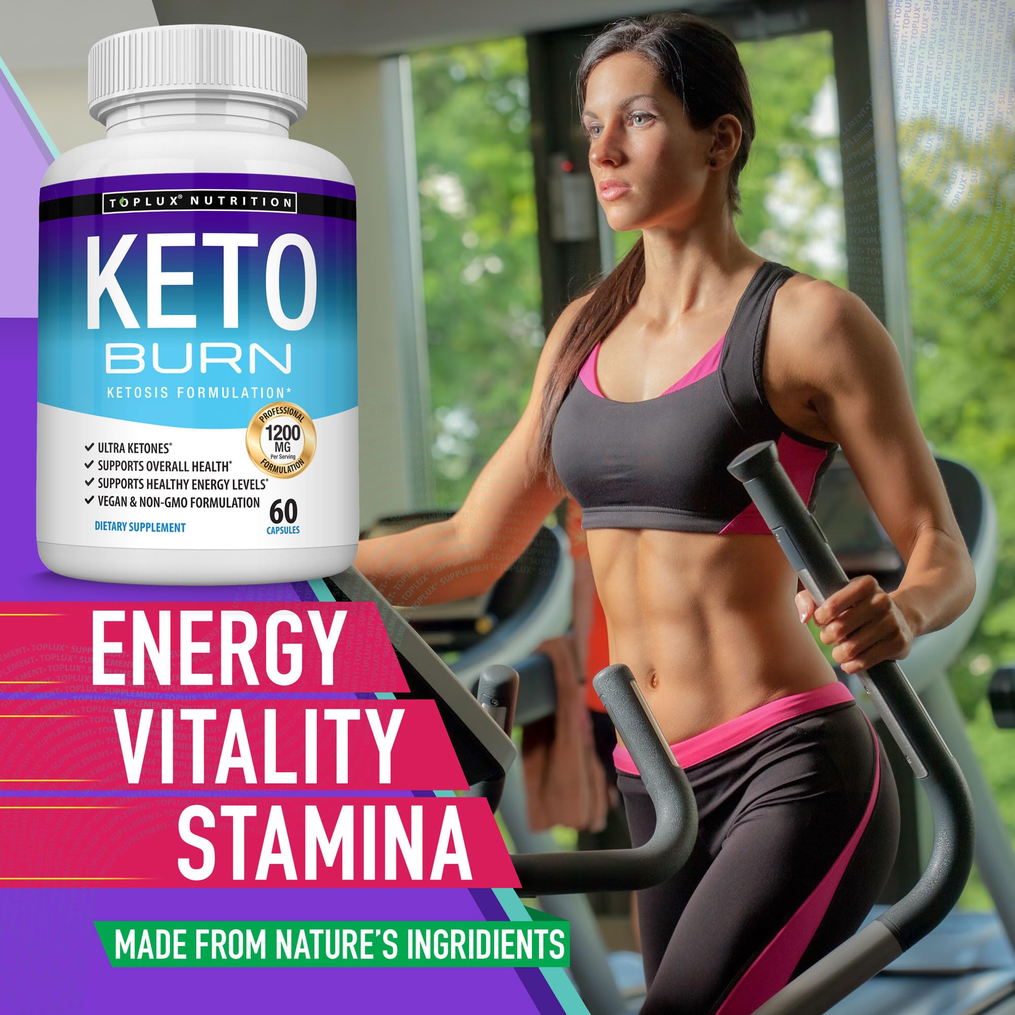 Toplux Keto Burn Pills 1200mg with Apple Cider Vinegar for GLP-1 Support — Amazon image 7
