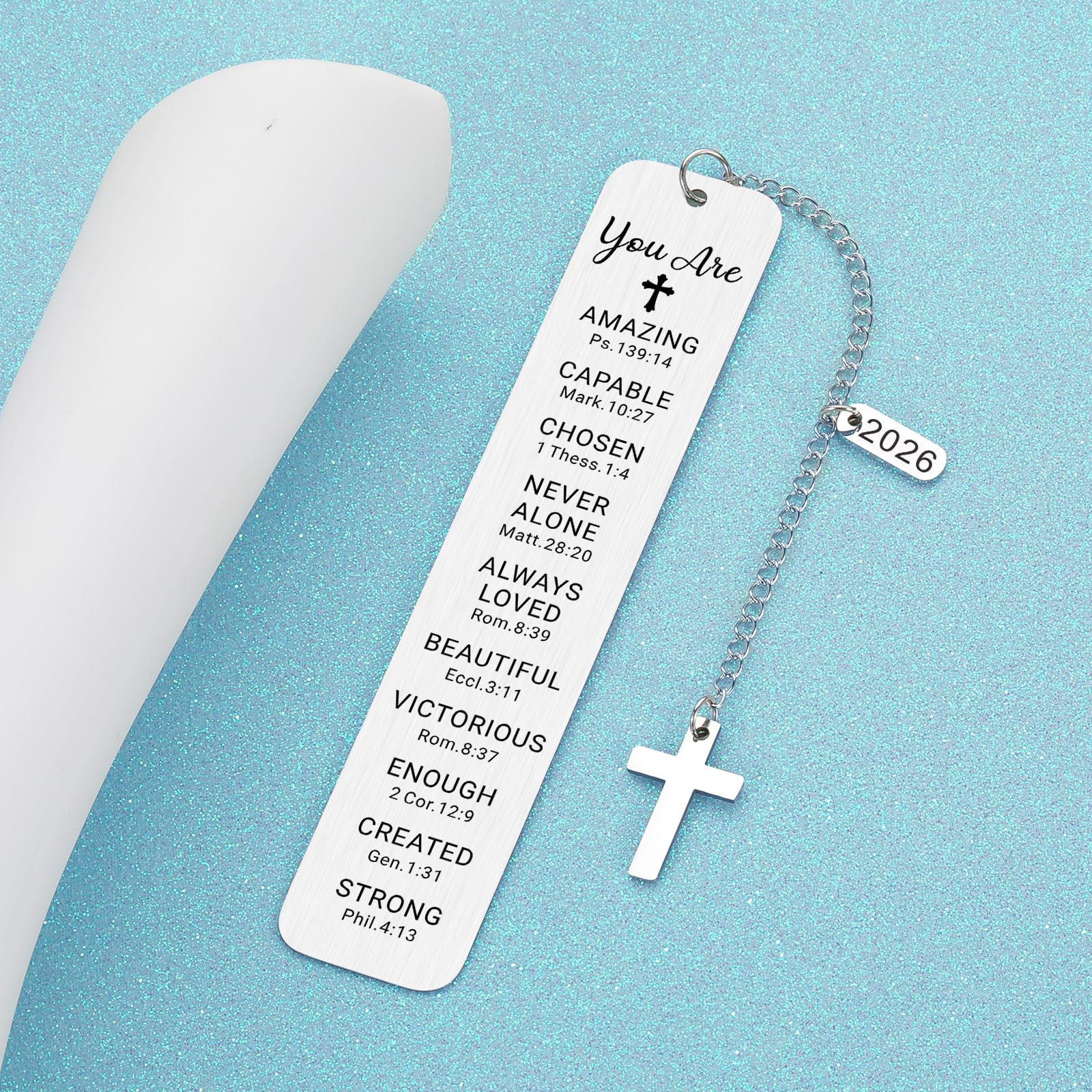 Baptism Gifts for Teen Girls Teenage First Communion Gifts for Girls Teens Boys Religious Christian Confirmation Gifts Bookmark for Women Girls Graduation Birthday Gifts Stocking Stuffers for Teen Boy
