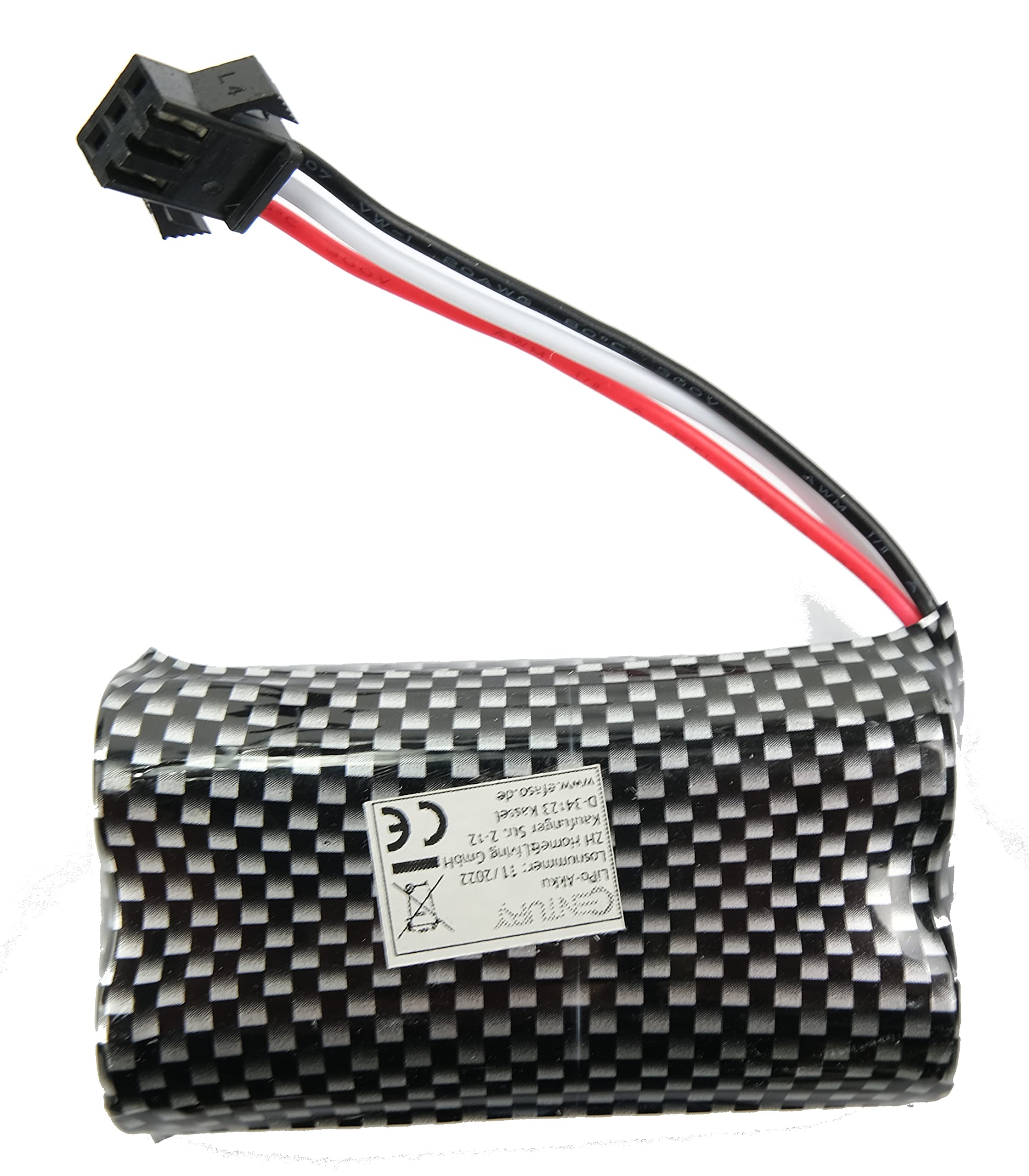 efasoBattery 7.4 V 1300 mAh 3 Pin Connector Li-Po for Double Eagle E598 Huina 1592 Huina 1561