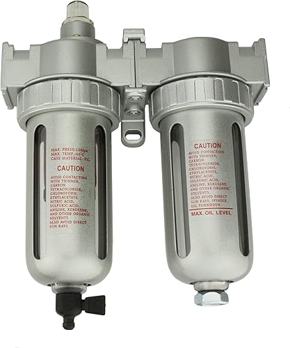 12" aire comprimido en línea filtro y desecante aire secador combinación SPRAY GUN EQUIPEMENT PINTURA CABINA COMPRESOR