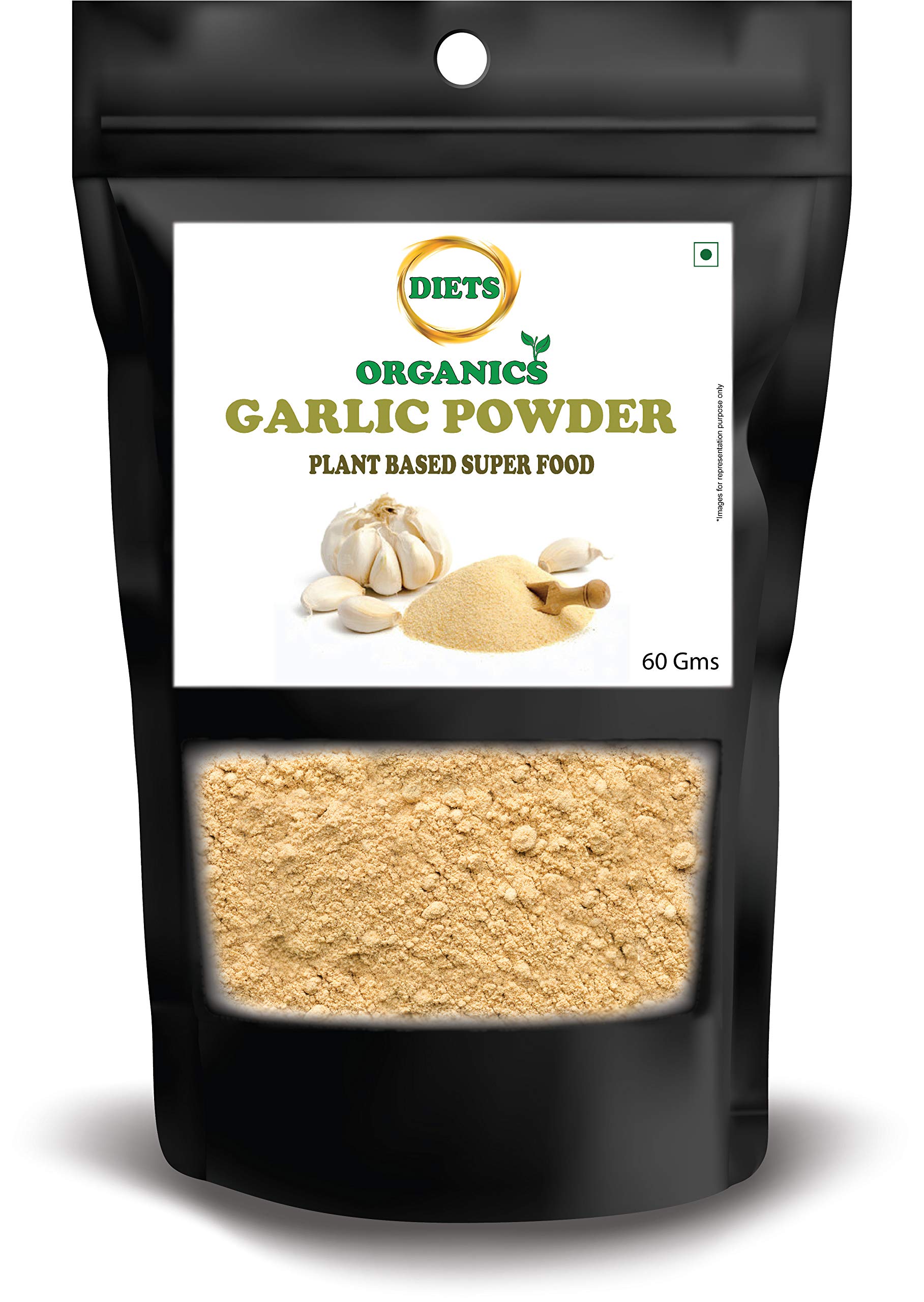 DIETS ORGANICS Garlic Powder,Natural & Dehydrated Garlic Powder-60gms (B08SVMMZBD) Amazon Price History, Amazon Price Tracker