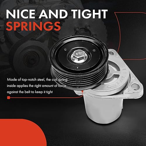 Miniatura 5 de A-Premium Conjunto tensor de correa con polea compatible con Mazda 3 2010-2013, 5 2012-2017, 3 Sport 20102012-2013, CX-7 CX7 2007-2012, MX-5 Miata
