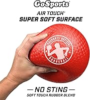 Vista 3 de GoSports Inflatable Dodgeballs - Choose 5 Inch or 7 Inch No Sting Balls - Set of 6 Includes Ball Pump & Mesh Bag