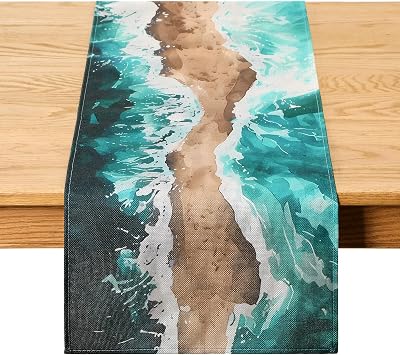 Passover Table Runner 13 x 72 Inch Passover Table Decorations Jewish Pesach Festival Decorations Crossing The Red Sea Table Runner for Kitchen Indoor Outdoor Home Party