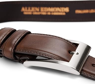 Amazon.co.jp: Allen Edmonds メンズ ベーシック ワイド ドレス ベルト