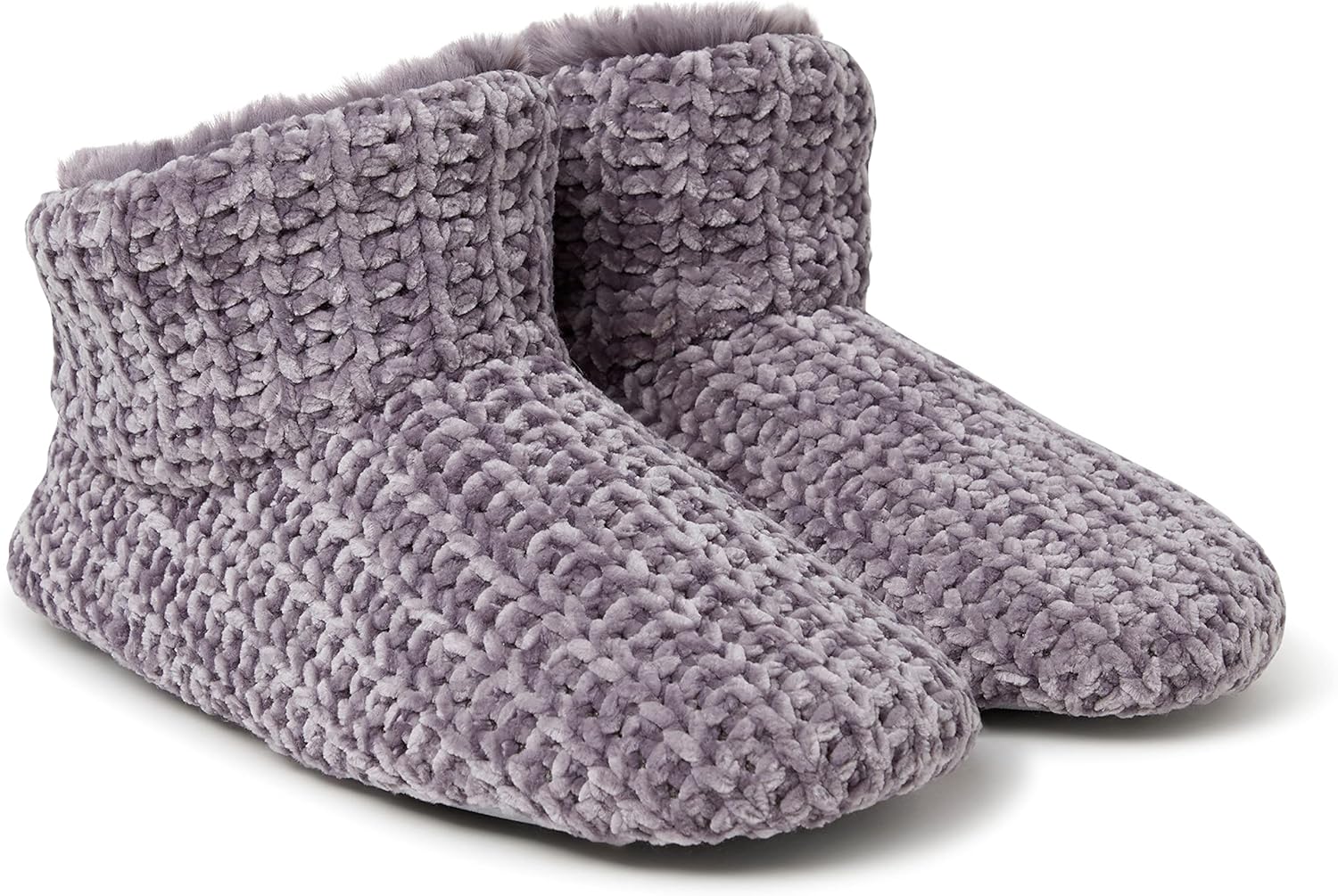 Dearfoams Women's Chenille Bootie Slipper - Image 3