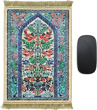 White Decorative Small Carpet Mousepad