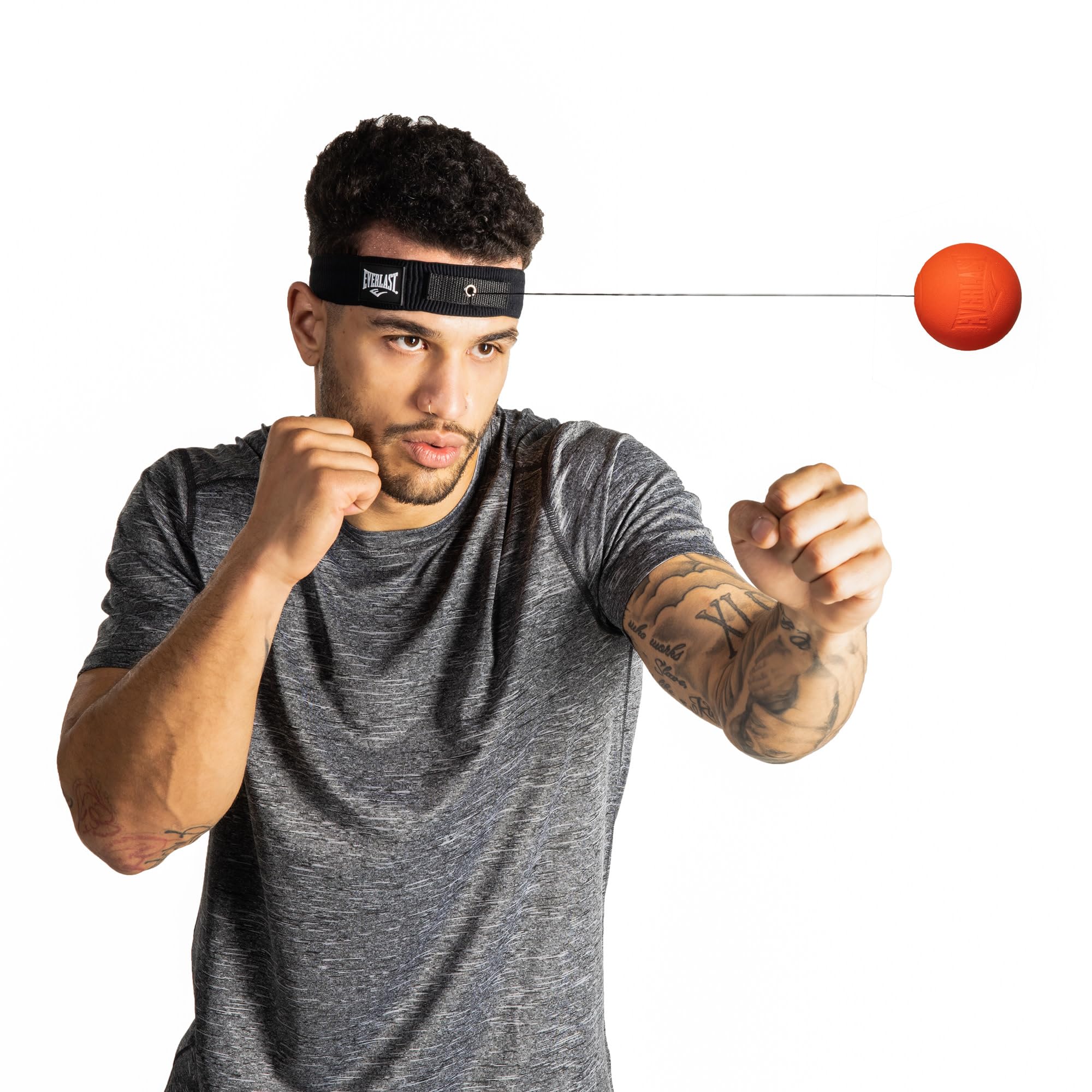 Everlast Unsiex Powerlock Reflex Ball Ballon de Gymnastique pour Adulte Rouge Taille Unique