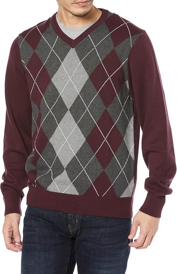 Jersey Rombos burdeos