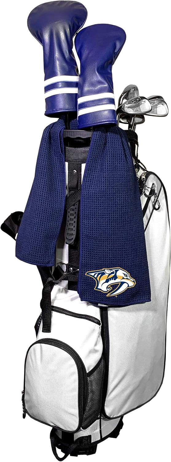 Team Golf NHL ナッシュビル プレデターズ マイクロファイバー ゴルフタオル 16x40 (マルチカラー)