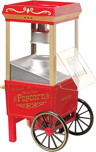 Miniatura 6 de Nostalgia Vaporizador y calentador de bollos para perros calientes de Coca-Cola extra grande, máquina de palomitas de maíz rojo y palomitas de maíz,