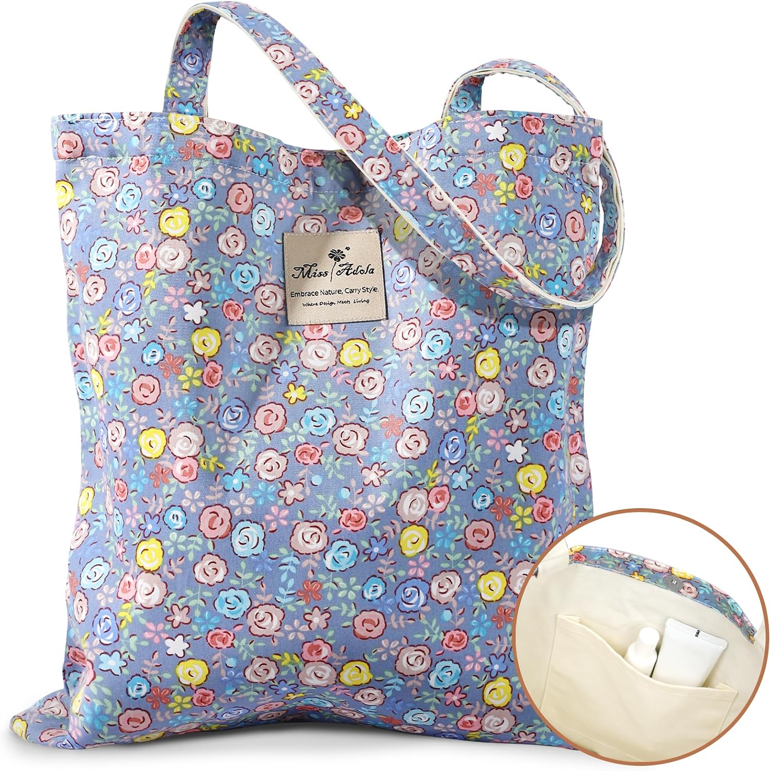 Miss Adola Aesthetic Buckle Tote Bag for Women