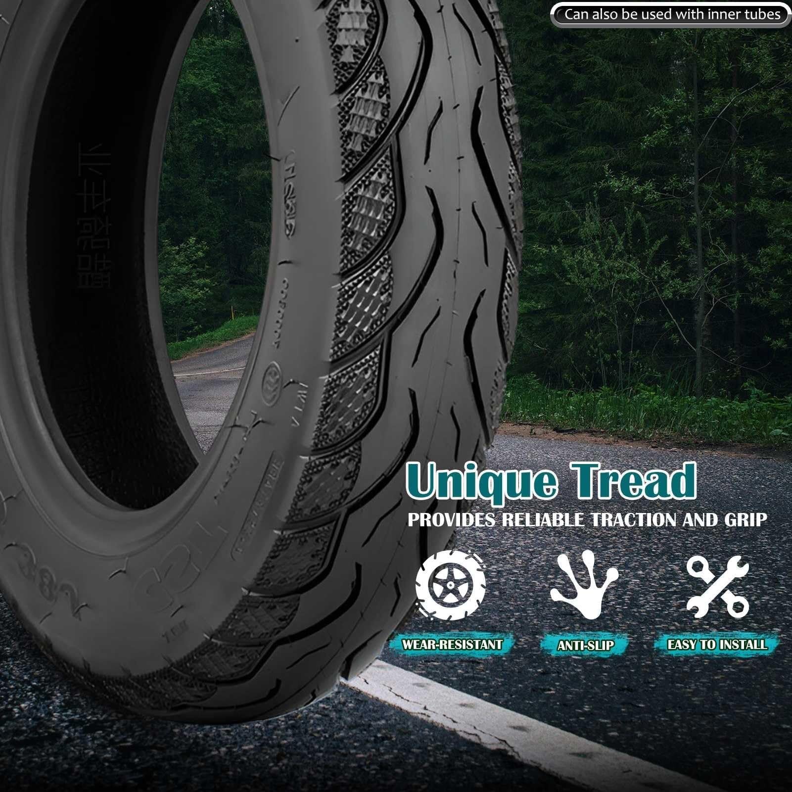 2PC 3.00-8 Opona Motocyklowa Tubeless Wysoka Przyczepność 3.00x8 4PR 38J 3.00 8 250kPa 132kg Przedni Tylny