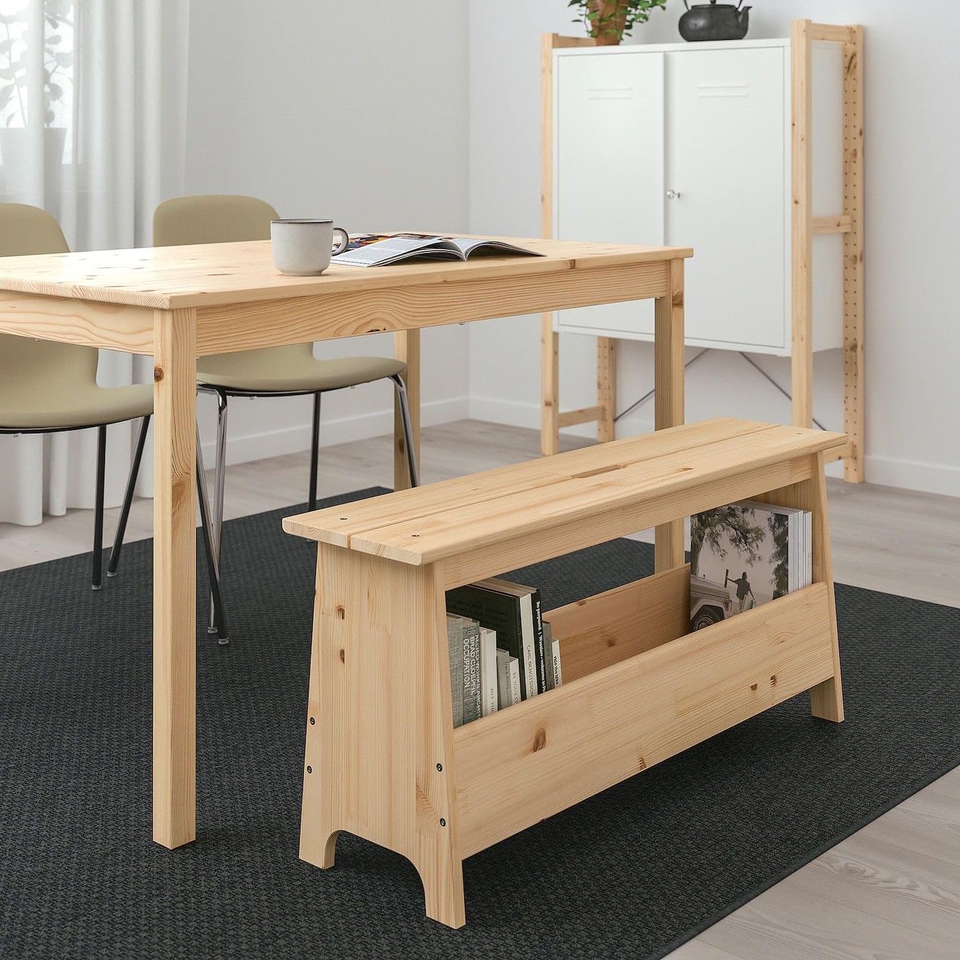 Banc de salle à manger d'intérieur style ferme en bois, bancs de table de cuisine d'intérieur style ferme, banc de bout de lit d'intérieur style ferme, mobilier de chambre, salon et salle à manger (