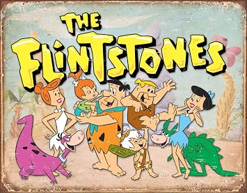 4SGM TSN1853 Flintstone Family Retro