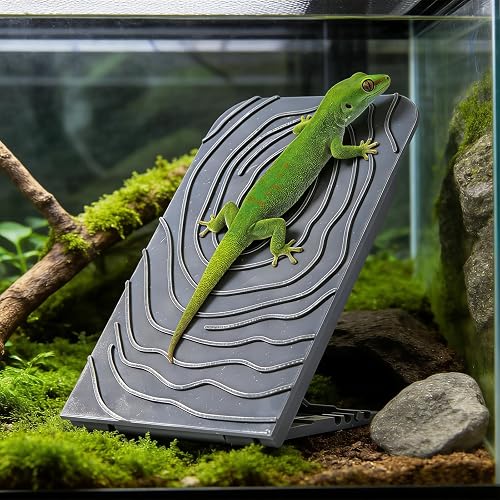 Bearded Dragon Climbing Exercise Ramp, Adjustable Climbing Wall Ledge for Reptile Resting, Bearded Dragon Climb Ledge, Reptile Tank Accessories Enrichment Toy for Leopard Gecko, Lizards, Chame