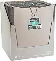 Vista 4 de C-Line Paquete de 12 archivadores verticales de 7 bolsillos para mochila (57100-DS)