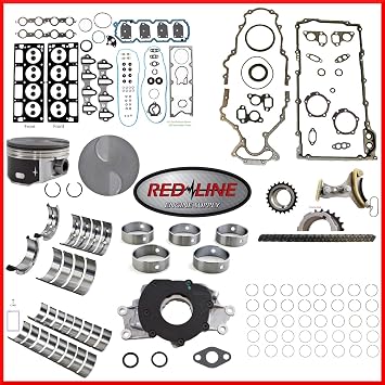 Engine Rebuild Overhaul Kit FITS 2010-2014 GMC Chevrolet LMG Avalanche Silverado Sierra Suburban Tahoe Yukon 5.3L 325 OHV V8 16V VIN 0,3,7"