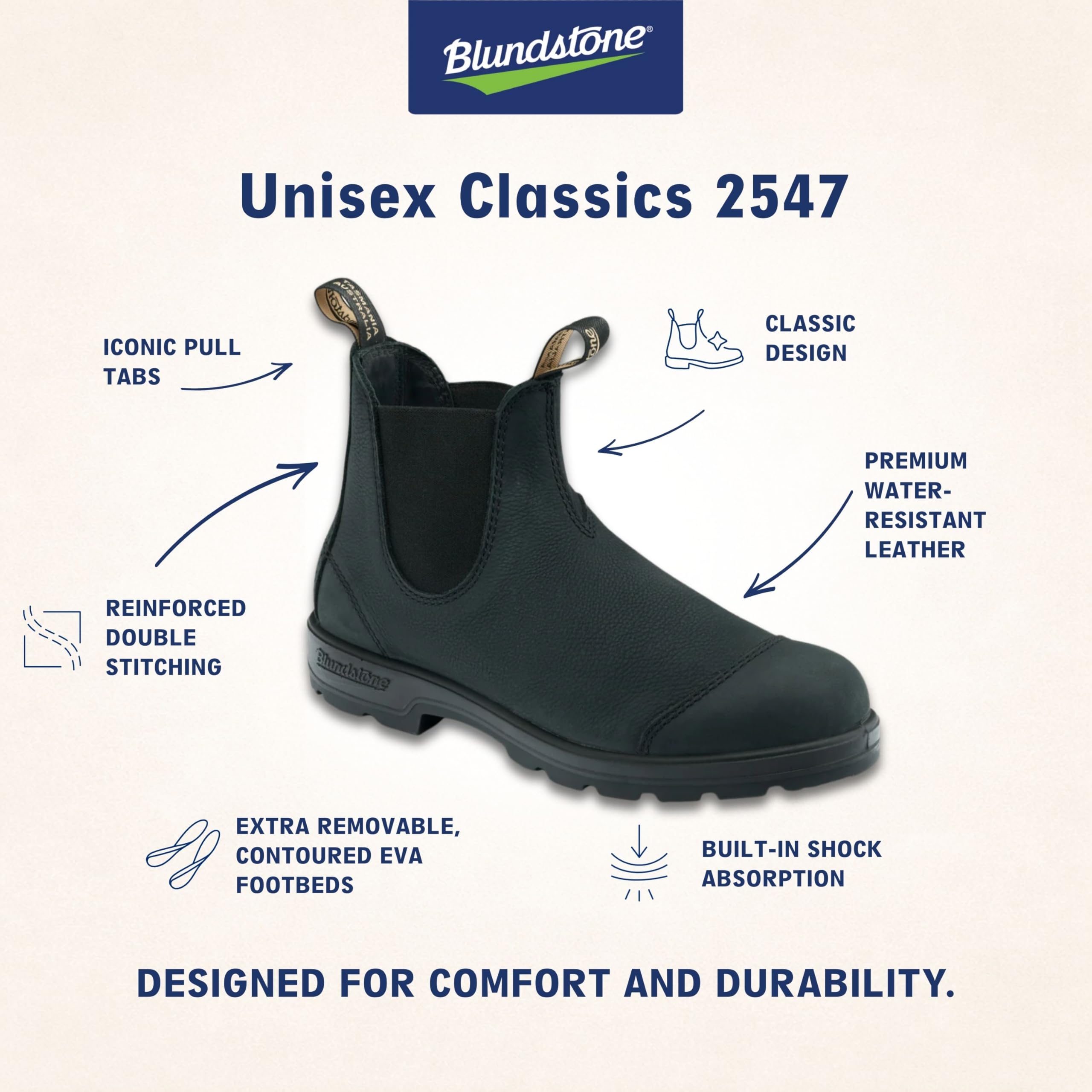 Blundstone Original 500 Series - Botas estilo Chelsea Hombre