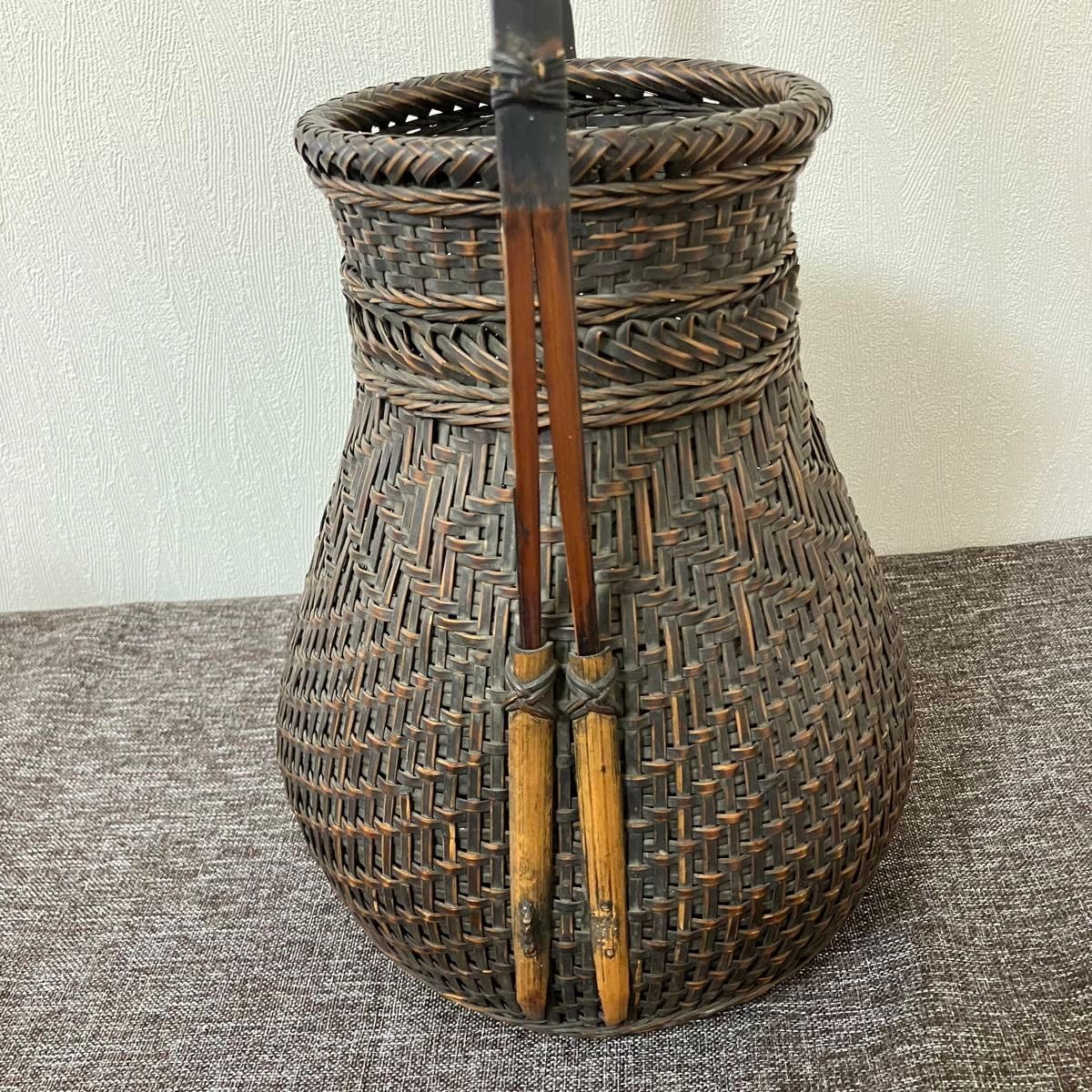 ベン・コーエン 焼締窯変 掛花入れ 越前 C ベン・コーエン 焼締窯変 掛