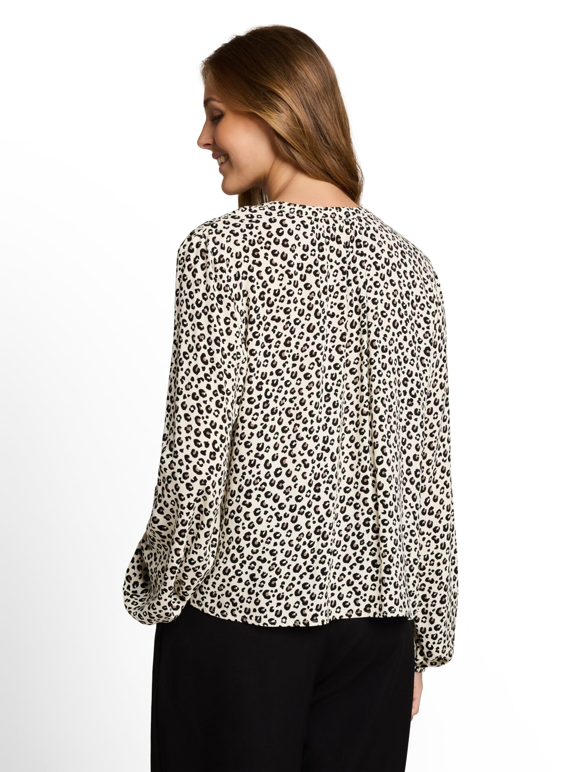 TOM TAILOR Denim Damen Bluse mit Muster