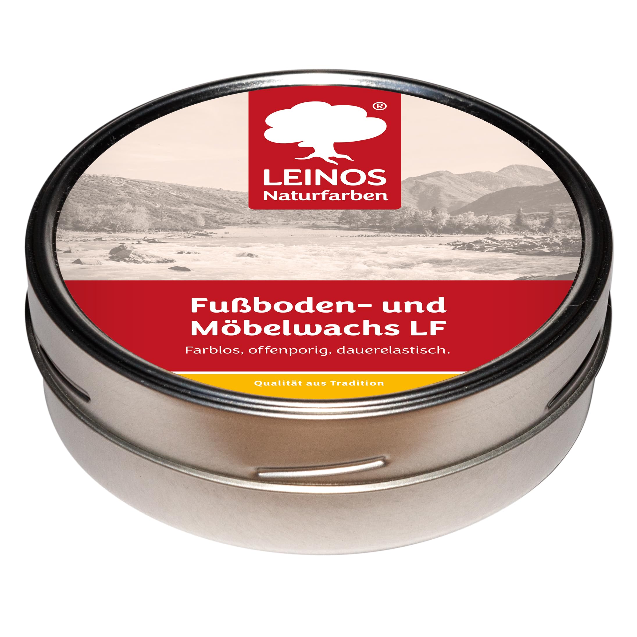 LEINOS Fußboden- & Möbelwachs LF 310 | 350 gramm Natürliches Hartwachs für Innenbereiche | Atmungsaktiver Schutz für Holz, Kork, Tonfliesen | Reines Naturwachs mit Bienen- & Carnaubawachs
