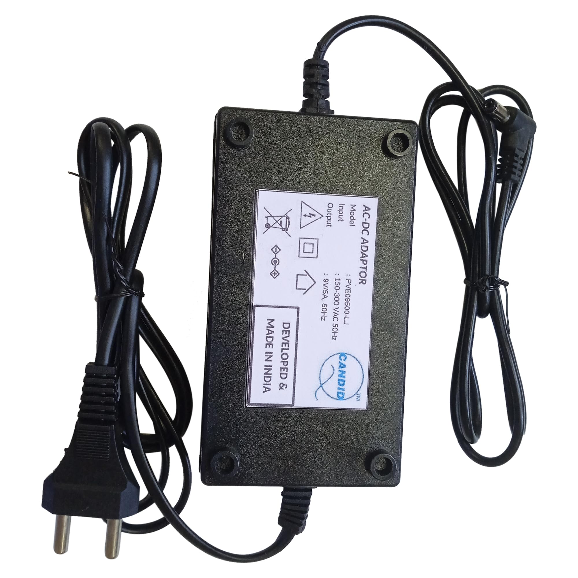 qcandid Candid Smps Adapter 9V - 5.0A (45 W) Power Supply (2 Year Warranty), Wider AC Input Range from 150VAC to 300VAC Makes it ideally Suitable for Indian Power Conditions..-picture-15
