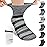 Bulinlulu Diabetic Socks for Women Men,6 Pairs Non Binding Diabetic Ankle Wide Socks with Seamless Toe 6-9 9-11 13-15(Medium,Dark Grey Stripe-6 Pairs)