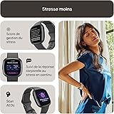 Google Fitbit Sense 2 Health and Fitness Smartwatch with built-in GPS, advanced health features, up to 6 days battery life - Compatible with iOS 15 or higher & Android OS 9.0 or higher - 4