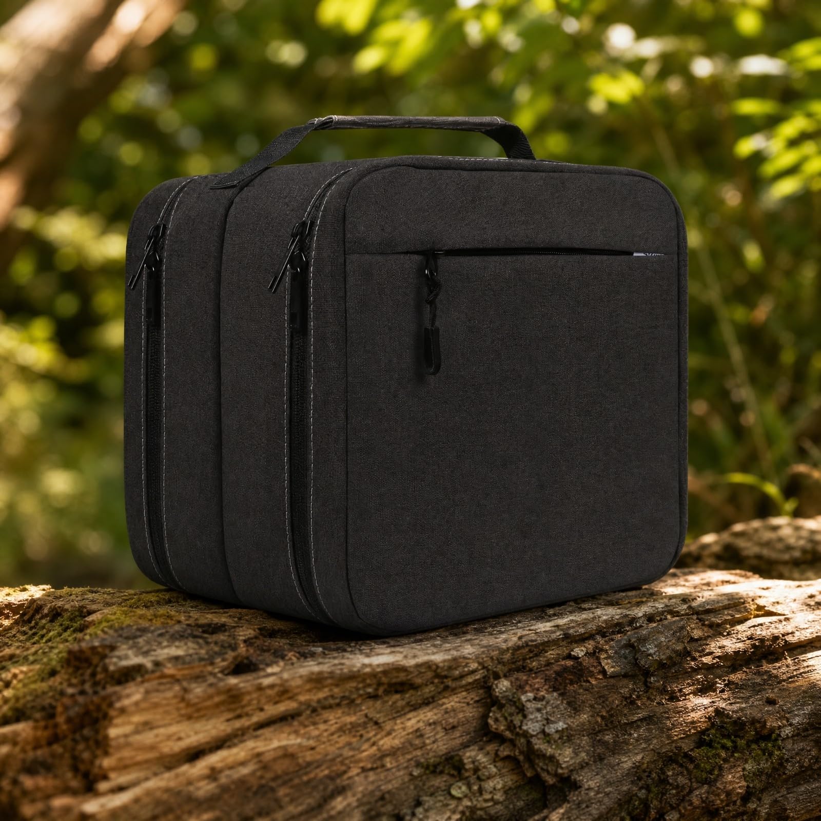 Custodia con Tasca Frontale con Cerniera Organizzata Borsa da Trasporto Portatile per Hobbisti, Viaggi