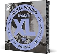 Vista 7 de D'Addario XL EXL110-3D - Cuerdas de níquel para guitarra eléctrica de 6 cuerdas, entonación perfecta, sensación consistente, durabilidad fiable