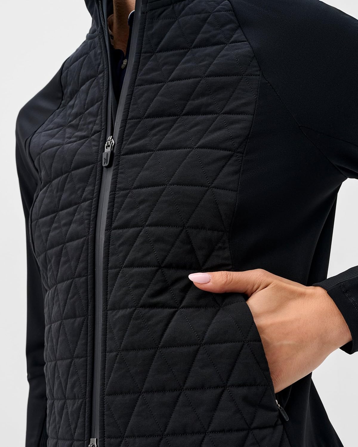 johnnie-O Women's Hannah Performance Mixed Media Jacket