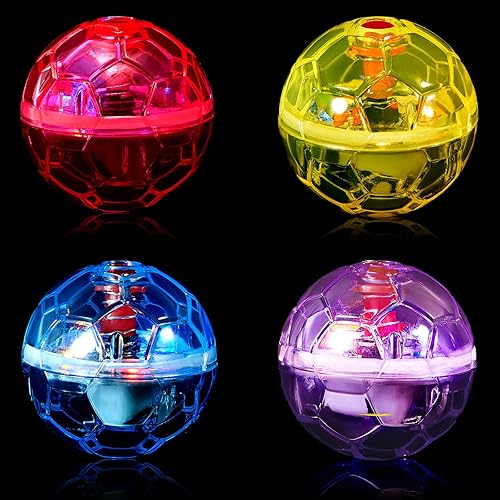 Miniatura 8 de Frienda 4 Piezas Pelotas de Gato para Caza de Fantasmas con Luz de Movimiento Pelotas de Gato LED con Luz de Movimiento Activada Pelota para Multi