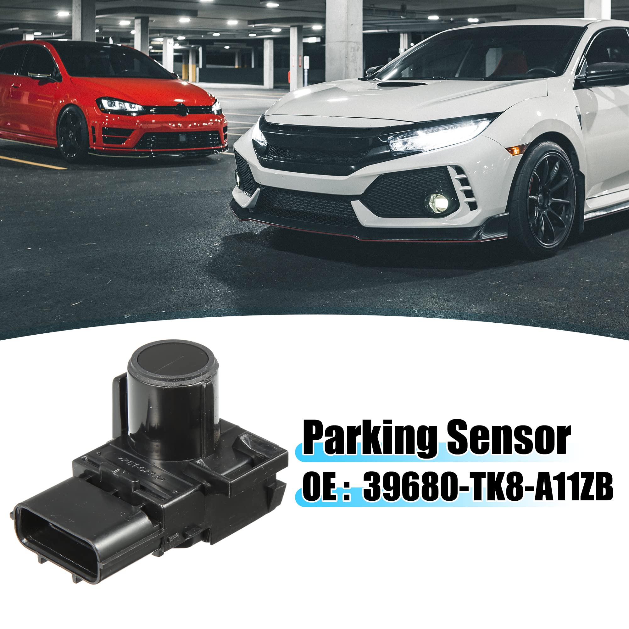 X AUTOHAUX 4 Pcs Reverse Parking Assist Sensor for Honda Odyssey 2011 for Honda Accord Pilot 2008-2015 39680-TK8-A11-ZB