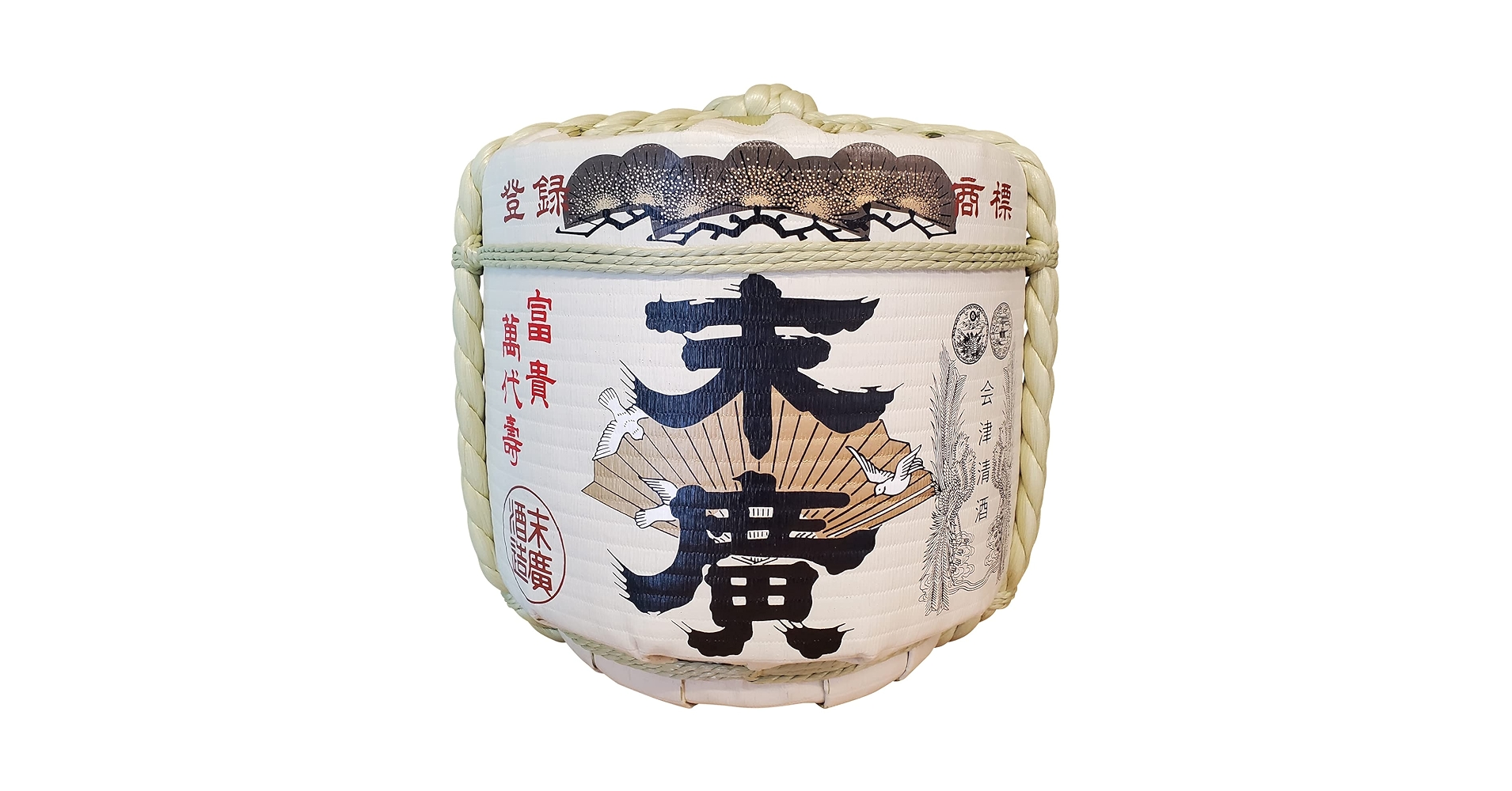Amazon.co.jp: 樽酒屋 飾り樽 ディスプレイ樽 末廣 1斗樽（18L
