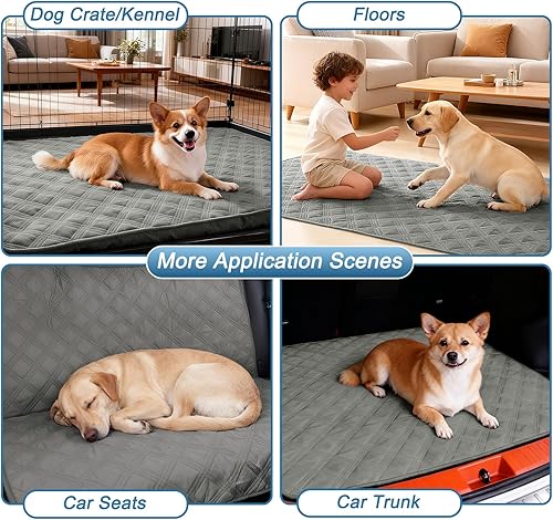 Miniatura 5 de hyha Manta impermeable para perro, manta reversible para mascotas, funda de sofá suave lavable para perros, funda impermeable para sofá para