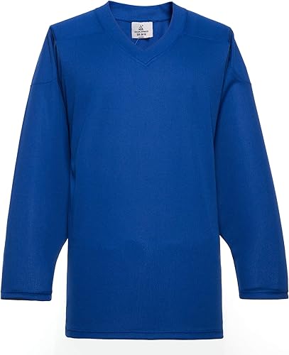 Miniatura 2 de EALER Camiseta de práctica de hockey sobre hielo en blanco de la serie H80 para hombres y niños, adultos y jóvenes, adultos y jóvenes