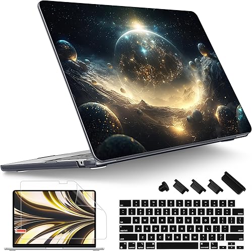 Miniatura 32 de Tuiklol Funda rígida para MacBook Air 2026, 2025, 2024, 2023, modelo M5, A3448, M4, A3241, M3, A3114, M2, A2941, funda rígida para MacBook de 15.3