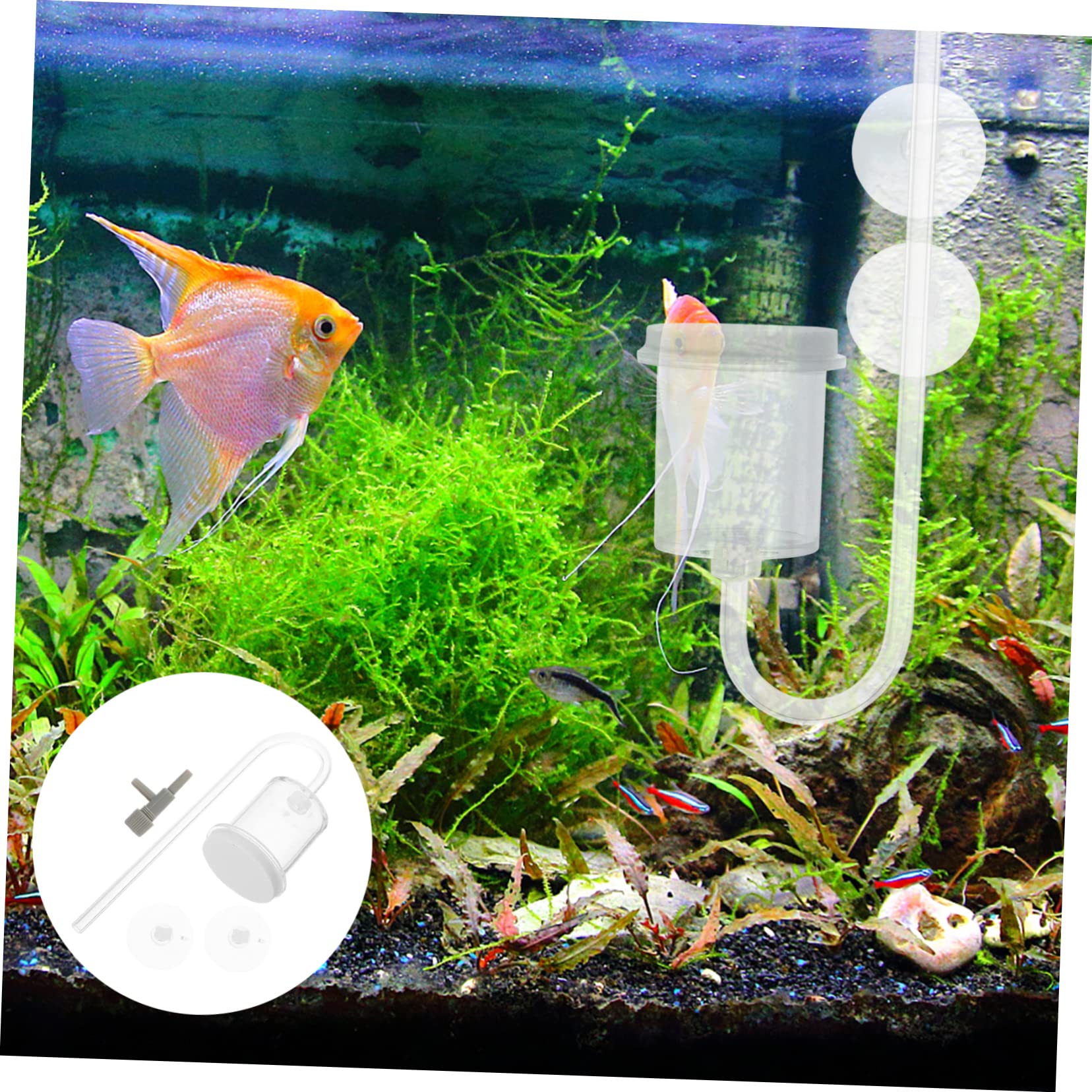 UPETTOOLS Nano-Luftstein Für Aquarien – 15,2 Cm, Superfeine Blasen, Bis 150 Gallonen