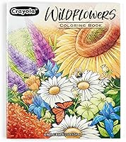 Crayola Wildflower Adult Coloring Book: 40 Intricate Pages for Stress Relief, Relaxation & Creative Escape - Perfect Gift