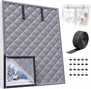 Fenster Isolierfolie, 120 x 160 cm Isolierte Fensterabdeckung